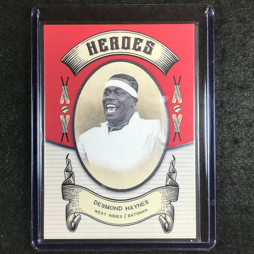 2024 Futera Vintage Cricket DESMOND HAYNES Heroes Red 4/5 #24