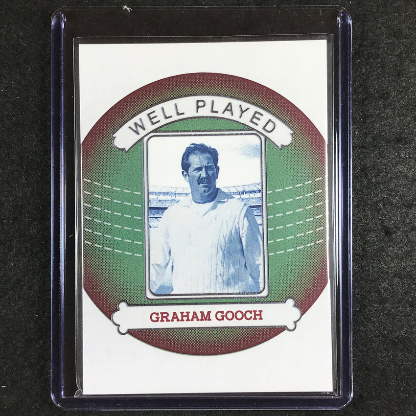 2024 Futera Vintage Cricket GRAHAM GOOCH Well Played Green 7/9 #2