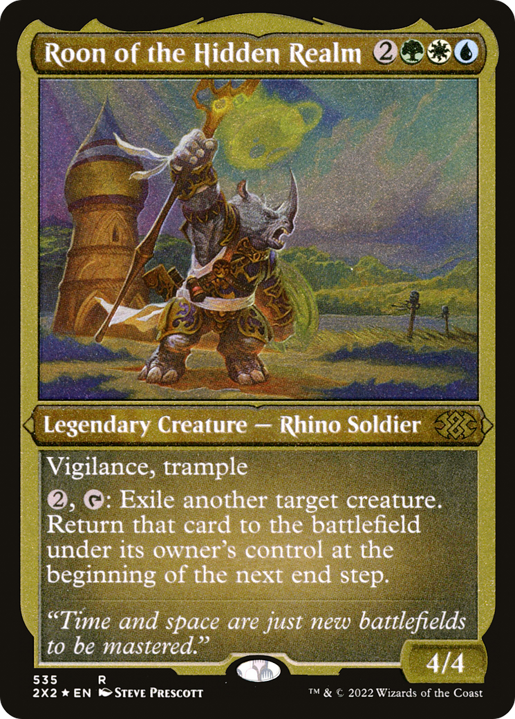 [ EF ] [FOIL] Roon of the Hidden Realm #535 - RARE 2X2 - Double Masters 2022