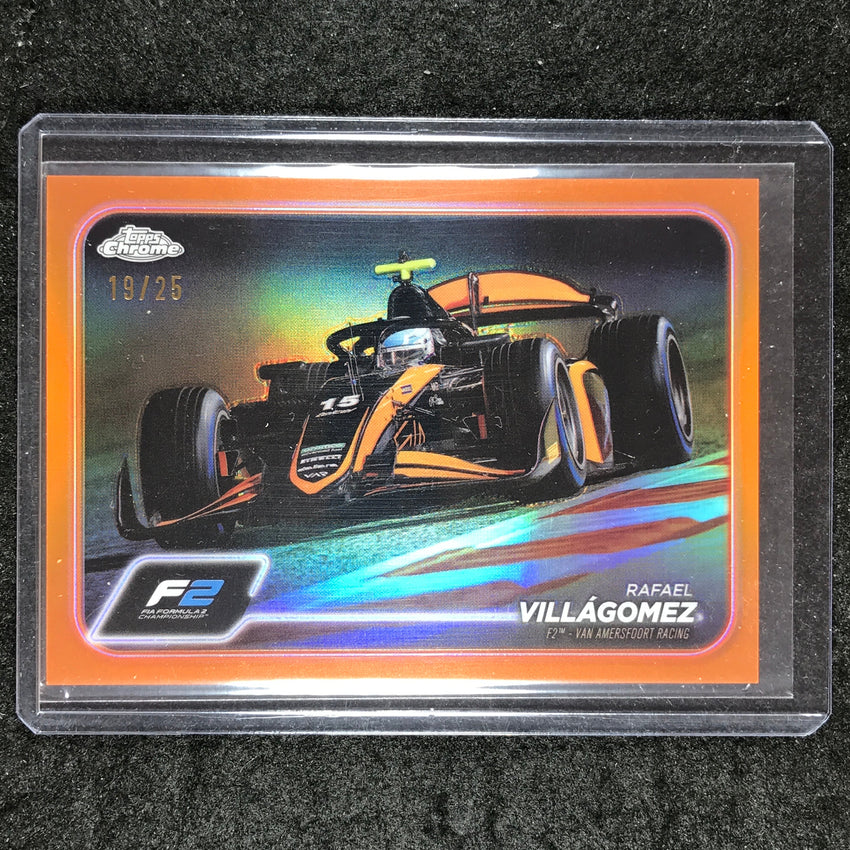 2024 Topps Chrome Formula 1 RAFAEL VILLAGOMEZ Base Orange 19/25 #112
