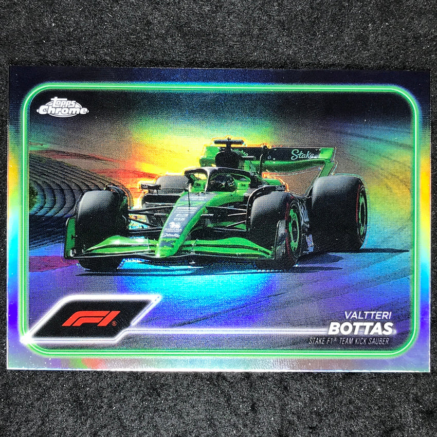 2024 Topps Chrome Formula 1 VALTTERI BOTTAS Base Refractor #85