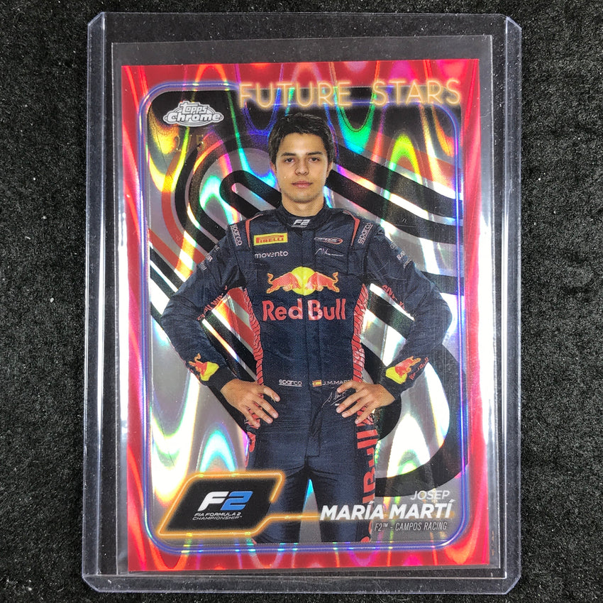 2024 Topps Chrome Formula 1 JOSEP MARIA MARTI Base Red RayWave 2/5 #42
