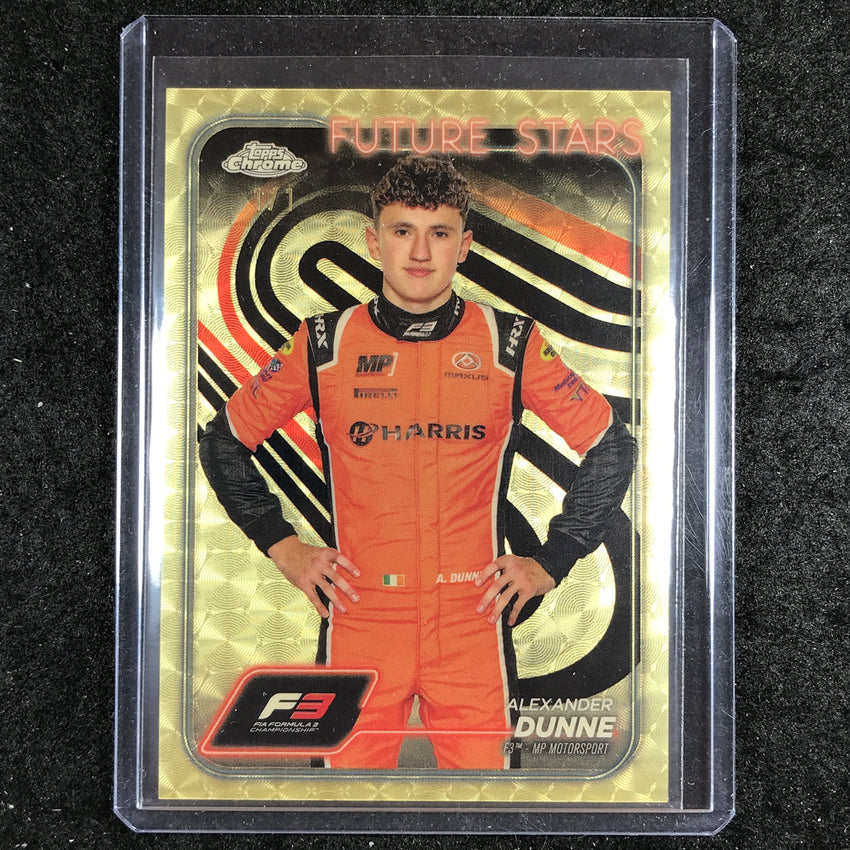 2024 Topps Chrome Formula 1 ALEXANDER DUNNE Base Superfractor 1/1 #51
