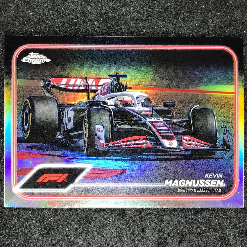 2024 Topps Chrome Formula 1 KEVIN MAGNUSSEN Base Refractor #88