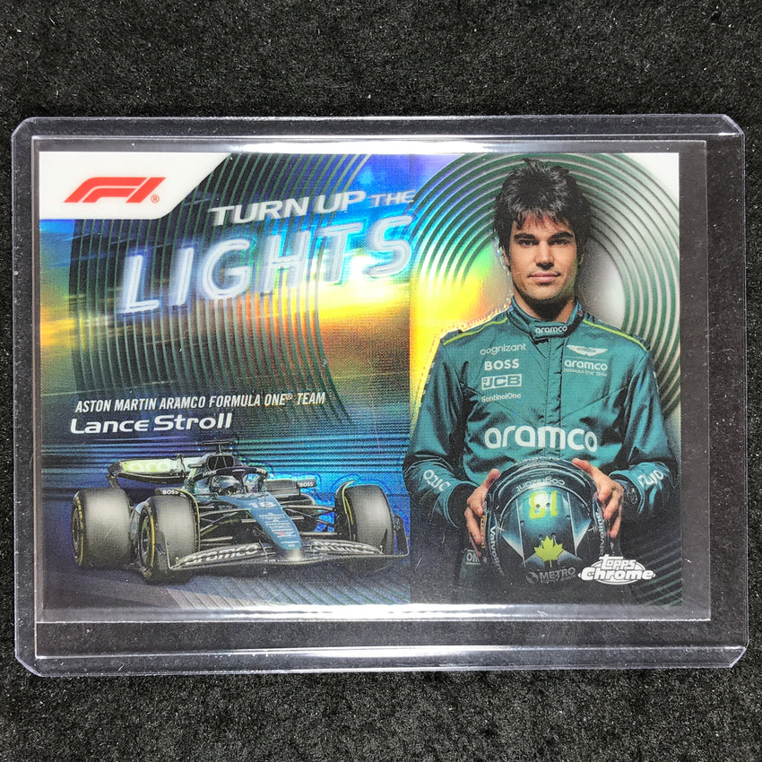 2024 Topps Chrome Formula 1 LANCE STROLL Turn Up The Lights SSP #6