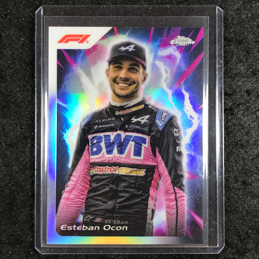 2024 Topps Chrome Formula 1 ESTEBAN OCON Ultrasonic SSP #9