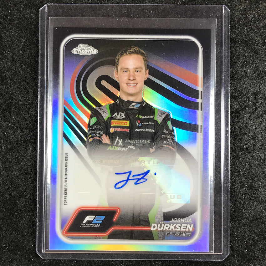 2024 Topps Chrome Formula 1 JOSHUA DURKSEN Chrome Autograph Base #DUR