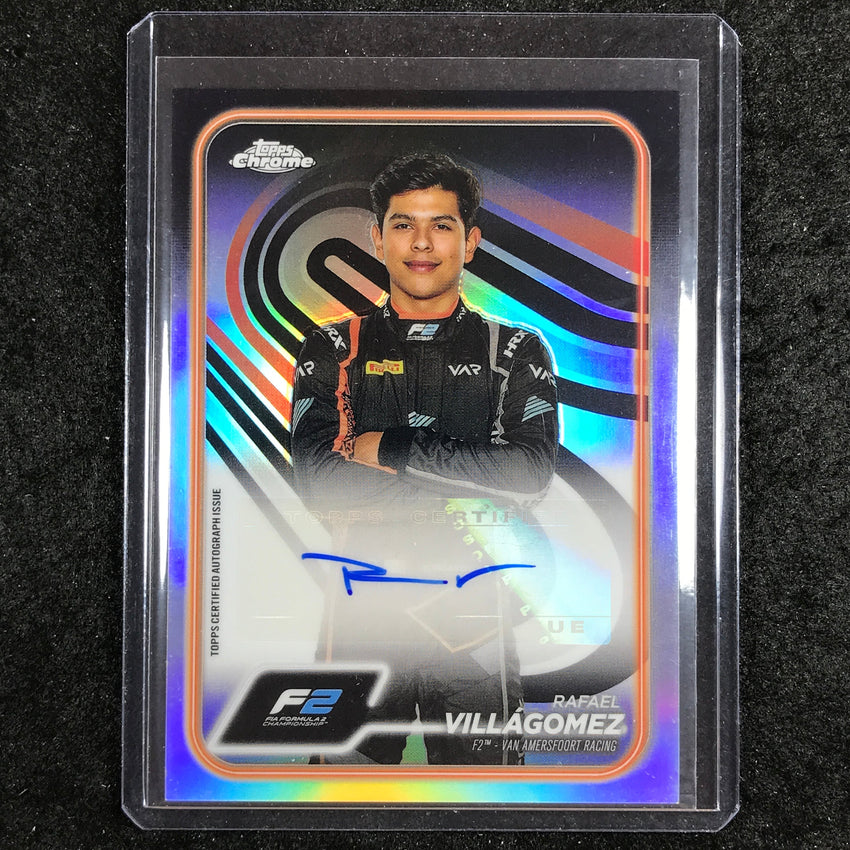2024 Topps Chrome Formula 1 RAFAEL VILLAGOMEZ Chrome Autograph Base #VIL