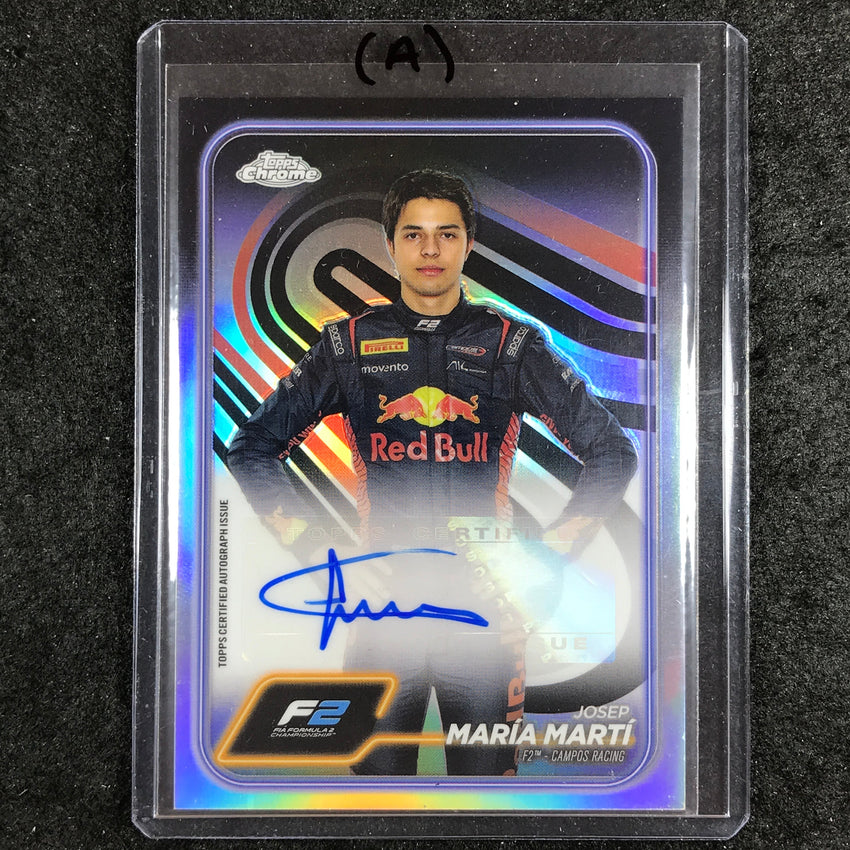 2024 Topps Chrome Formula 1 JOSEP MARIA MARTI Chrome Autograph Base #MARI (A)