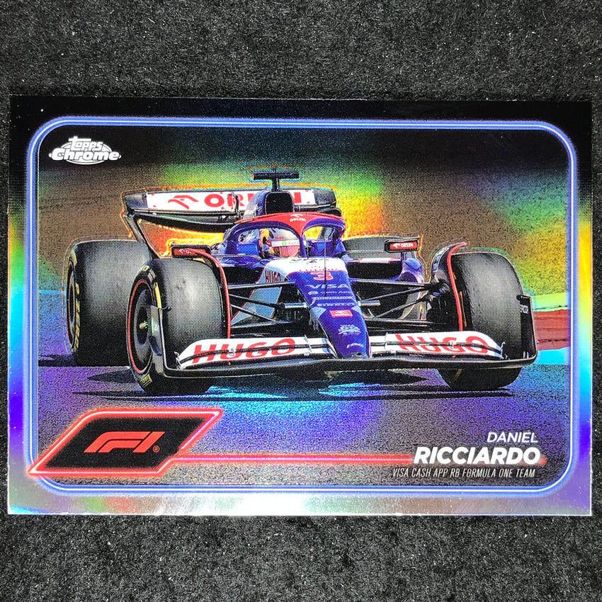 2024 Topps Chrome Formula 1 DANIEL RICCIARDO Base Refractor #90