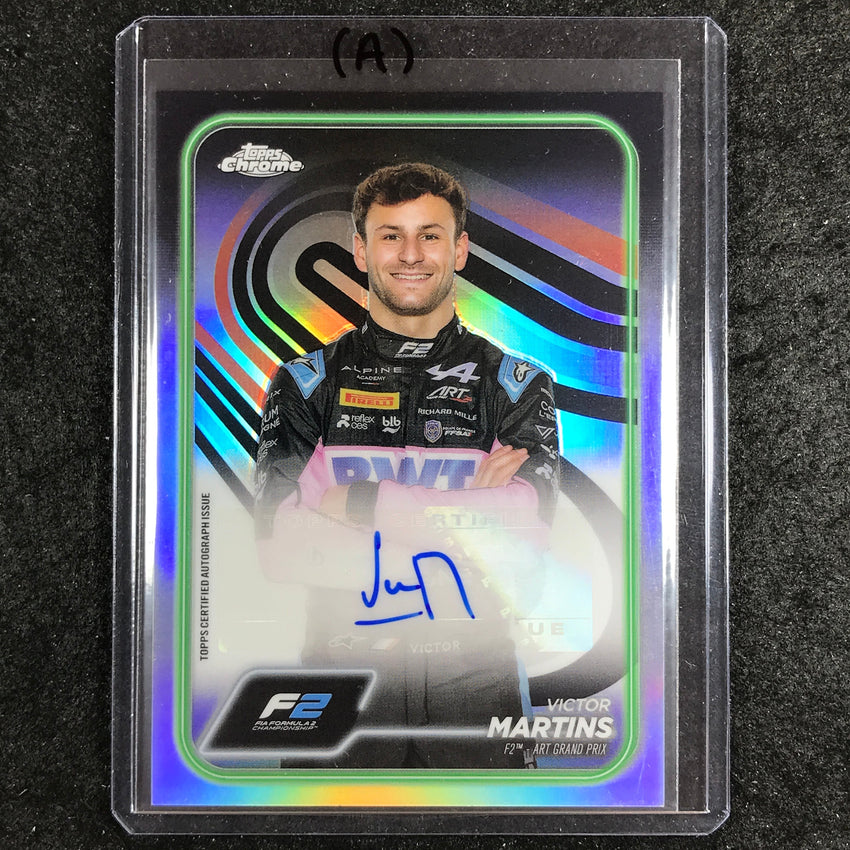 2024 Topps Chrome Formula 1 VICTOR MARTINS Chrome Autograph Base #MAR (A)