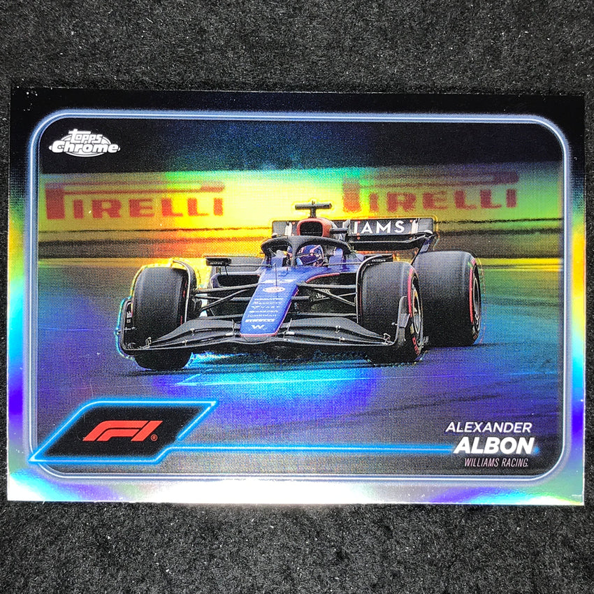 2024 Topps Chrome Formula 1 ALEXANDER ALBON Base Refractor #91
