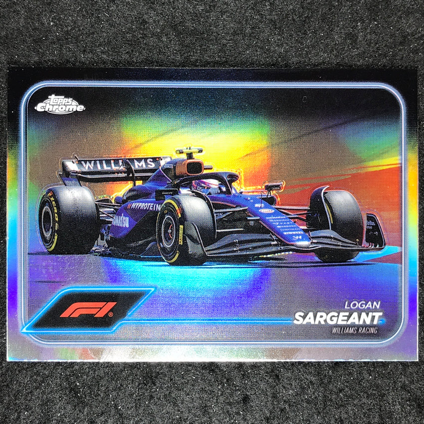 2024 Topps Chrome Formula 1 LOGAN SARGEANT Base Refractor #92