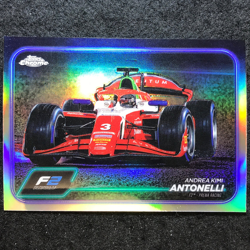 2024 Topps Chrome Formula 1 ANDREA KIMI ANTONELLI Base Refractor #94