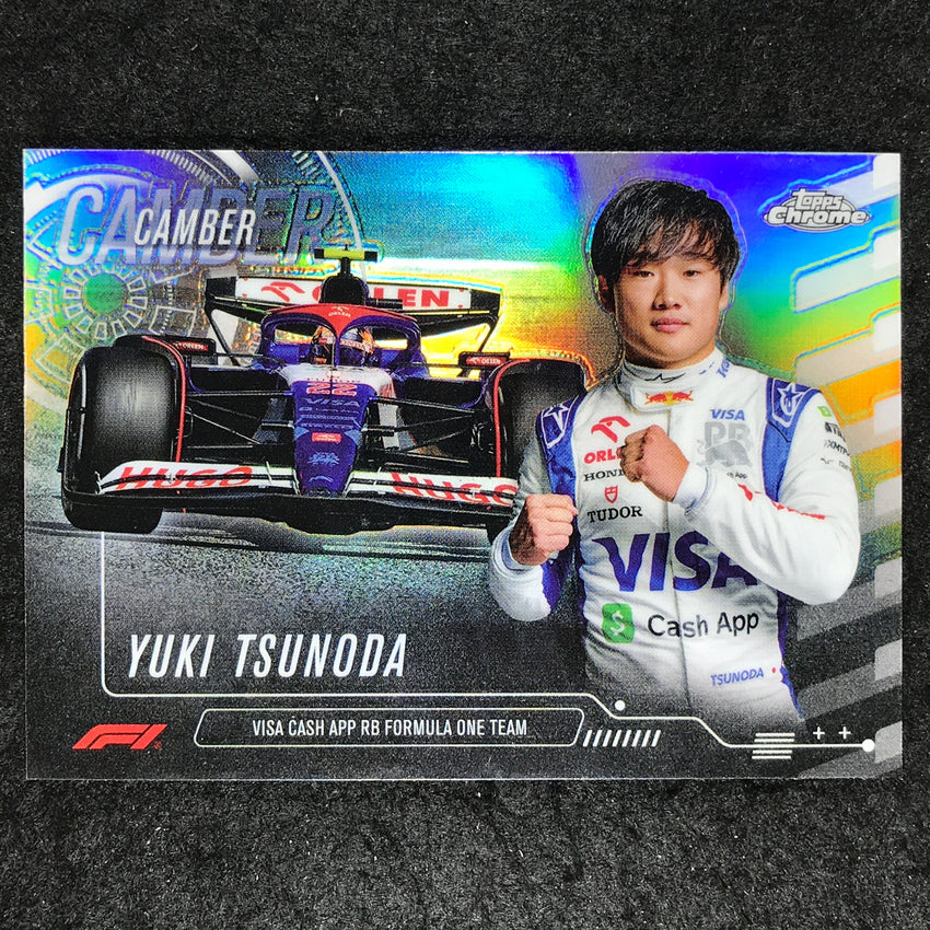 2024 Topps Chrome Formula 1 YUKI TSUNODA Camber Base #10