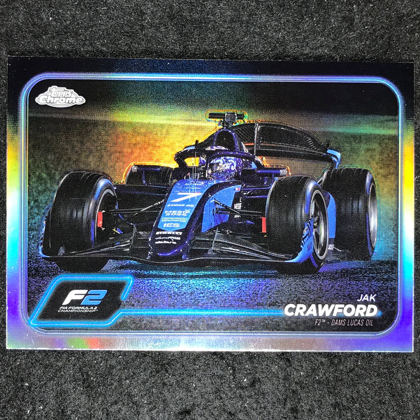 2024 Topps Chrome Formula 1 JAK CRAWFORD Base Refractor #105