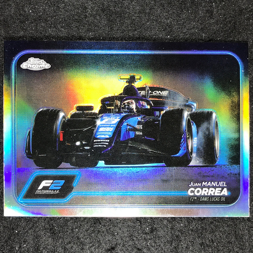2024 Topps Chrome Formula 1 JUAN MANUEL CORREA Base Refractor #106