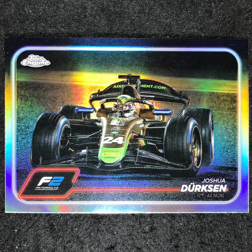 2024 Topps Chrome Formula 1 JOSHUA DURKSEN Base Refractor #107