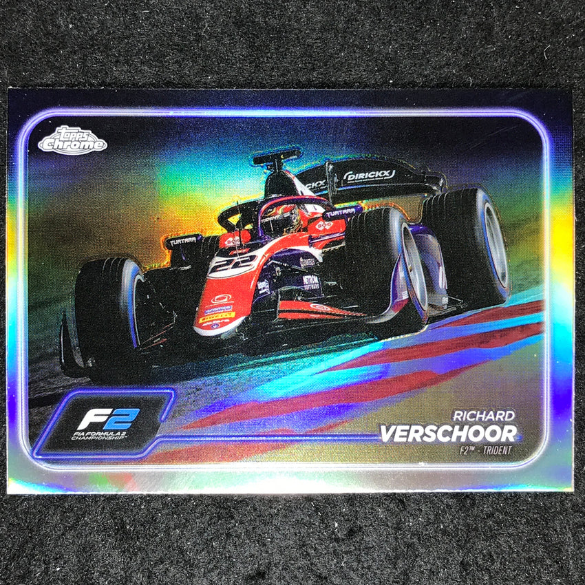 2024 Topps Chrome Formula 1 RICHARD VERSCHOOR Base Refractor #109