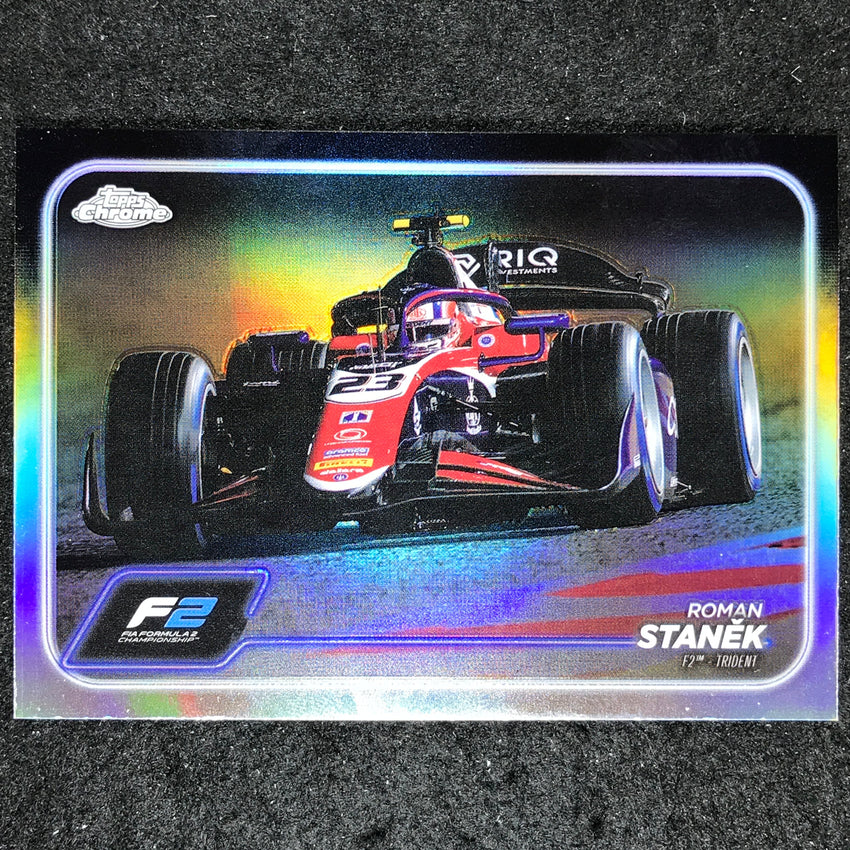 2024 Topps Chrome Formula 1 ROMAN STANEK Base Refractor #110