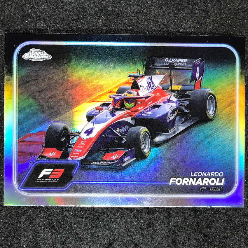 2024 Topps Chrome Formula 1 LEONARDO FORNAROLI Base Refractor #118