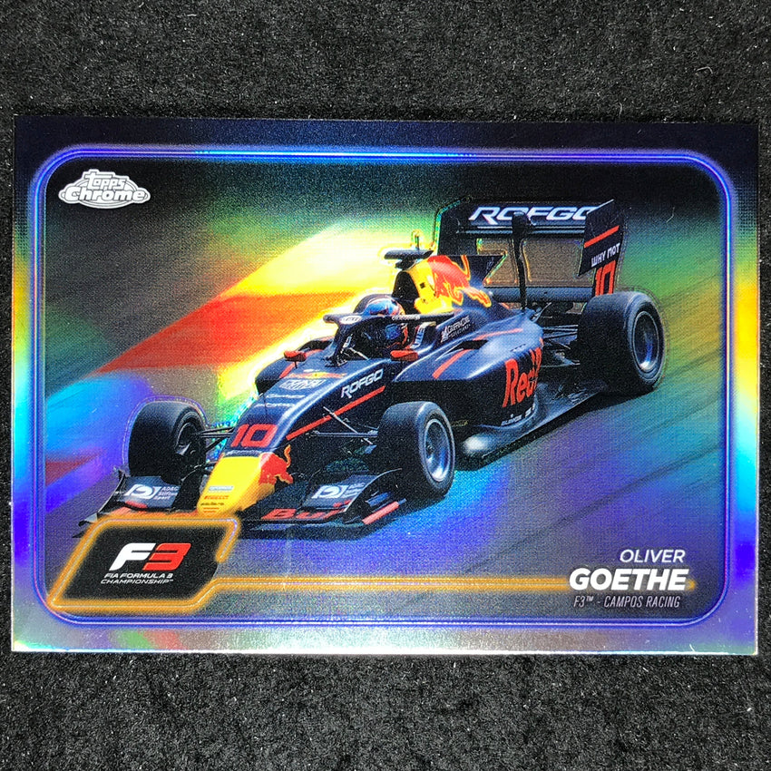 2024 Topps Chrome Formula 1 OLIVER GOETHE Base Refractor #124