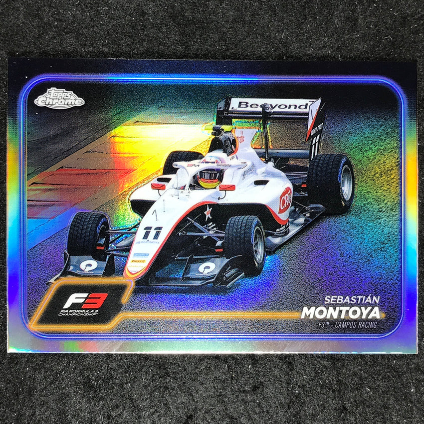 2024 Topps Chrome Formula 1 SEBASTIAN MONTOYA Base Refractor #125