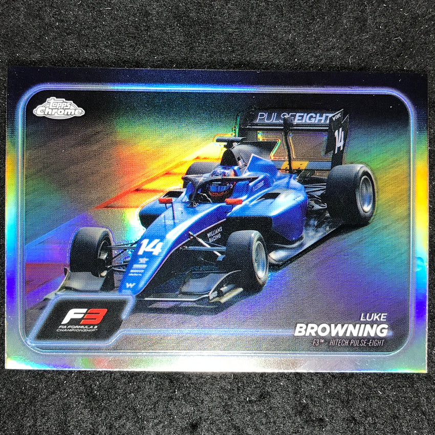 2024 Topps Chrome Formula 1 LUKE BROWNING Base Refractor #127