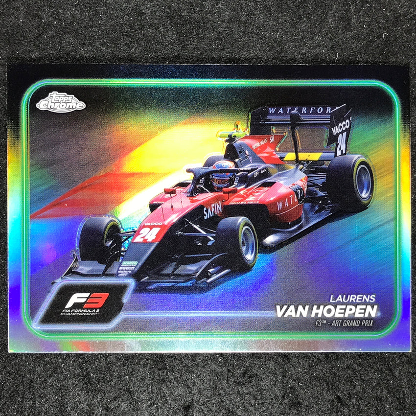 2024 Topps Chrome Formula 1 LAURENS VAN HOEPEN Base Refractor #137