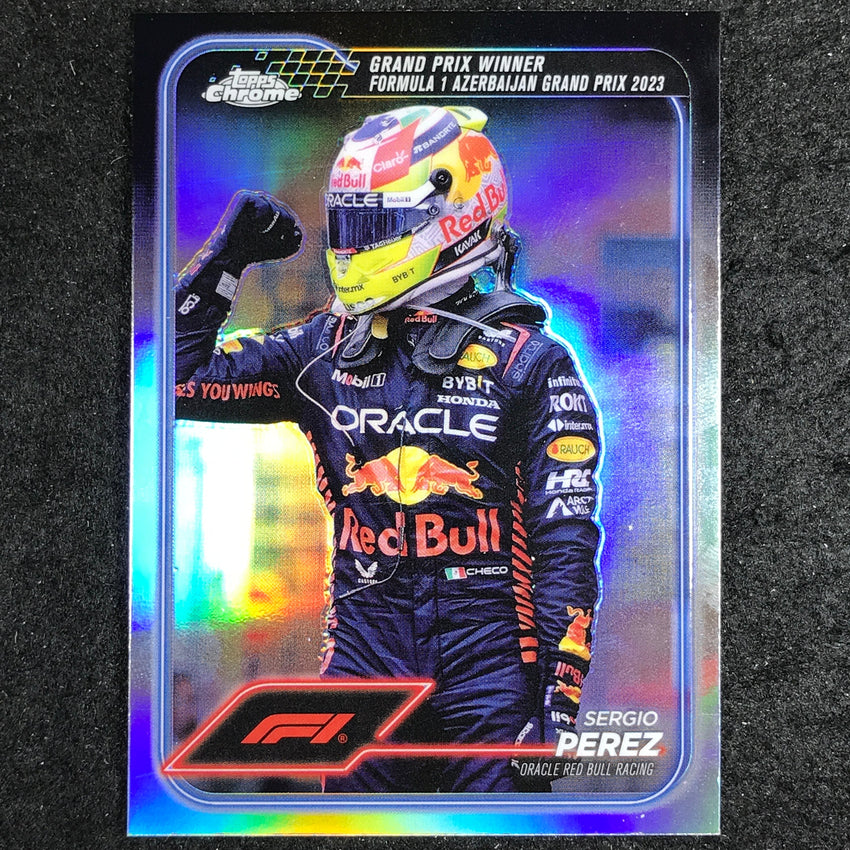 2024 Topps Chrome Formula 1 SERGIO PEREZ Base Refractor #146
