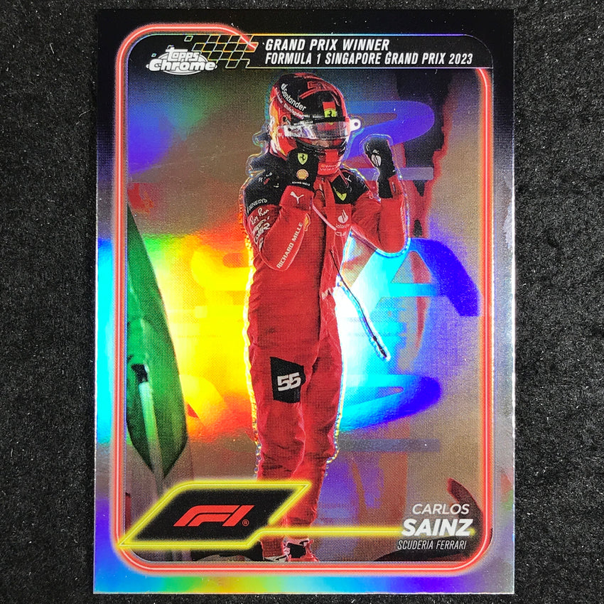 2024 Topps Chrome Formula 1 CARLOS SAINZ Base Refractor #147