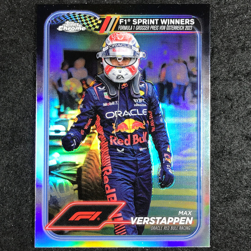 2024 Topps Chrome Formula 1 MAX VERSTAPPEN Base Refractor #149