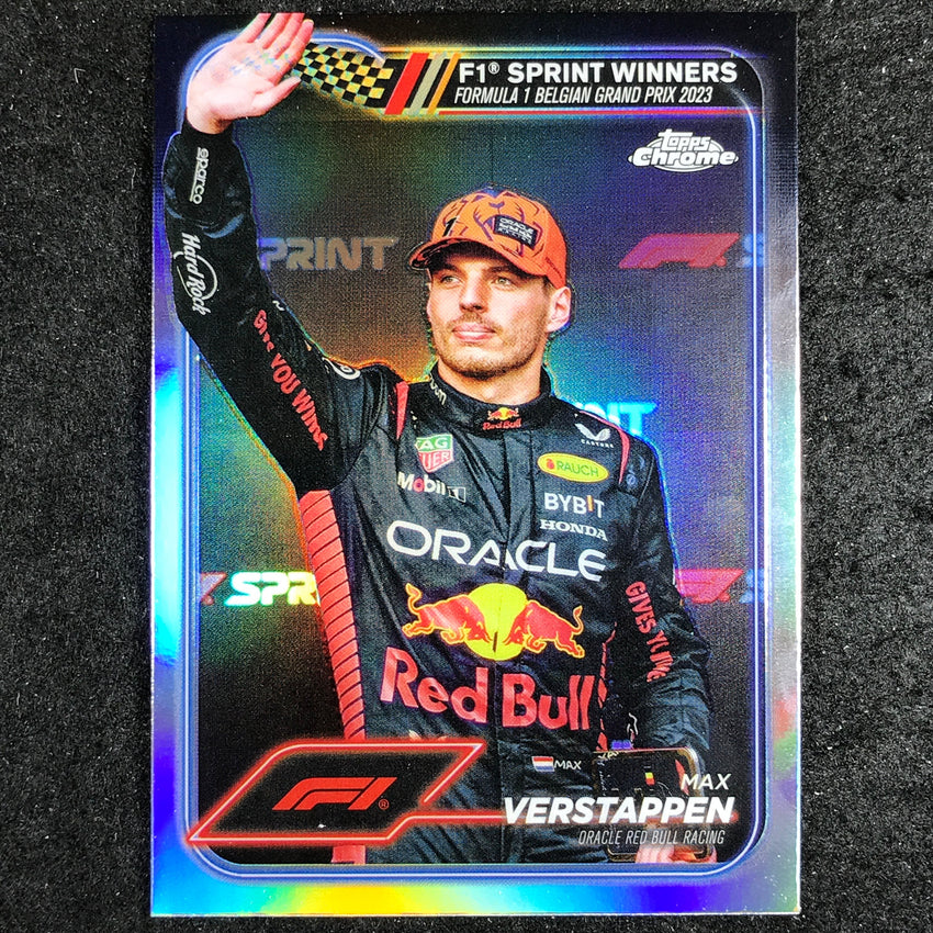 2024 Topps Chrome Formula 1 MAX VERSTAPPEN Base Refractor #150
