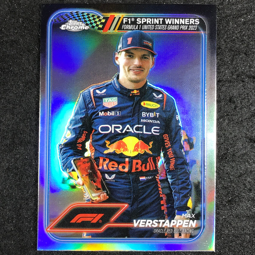 2024 Topps Chrome Formula 1 MAX VERSTAPPEN Base Refractor #152