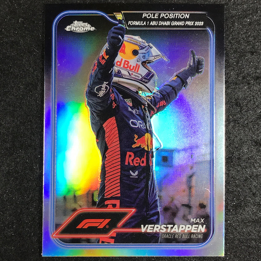 2024 Topps Chrome Formula 1 MAX VERSTAPPEN Base Refractor #154