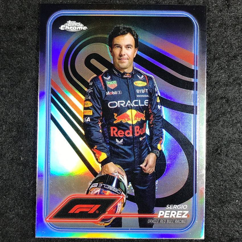 2024 Topps Chrome Formula 1 SERGIO PEREZ Base Refractor #2
