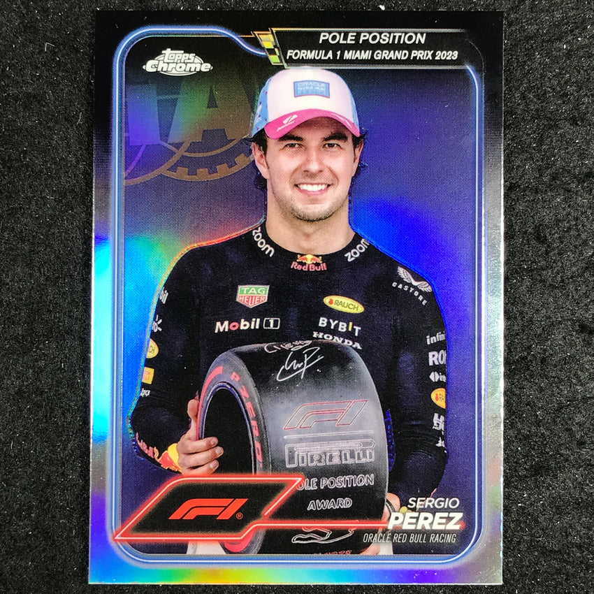 2024 Topps Chrome Formula 1 SERGIO PEREZ Base Refractor #156