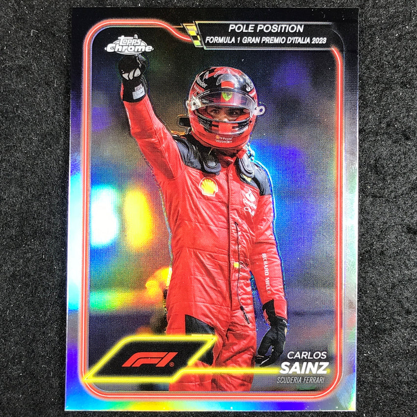 2024 Topps Chrome Formula 1 CARLOS SAINZ Base Refractor #157