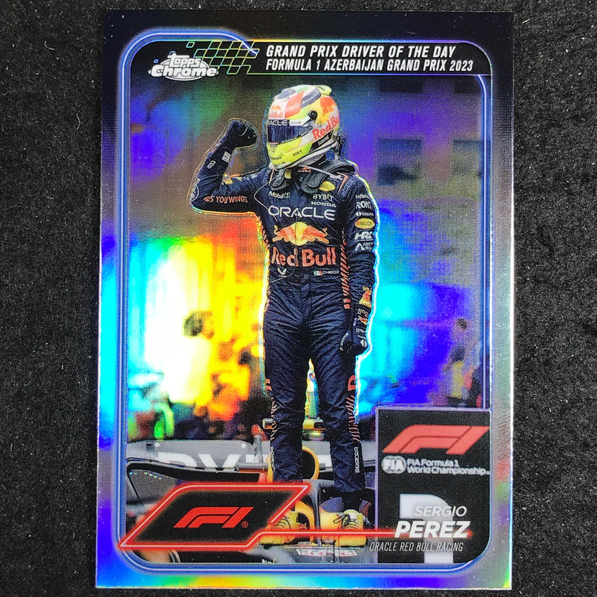 2024 Topps Chrome Formula 1 SERGIO PEREZ Base Refractor #162