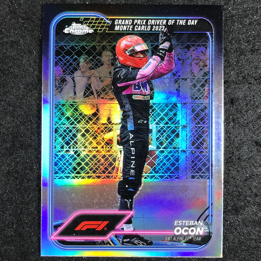 2024 Topps Chrome Formula 1 ESTEBAN OCON Base Refractor #164