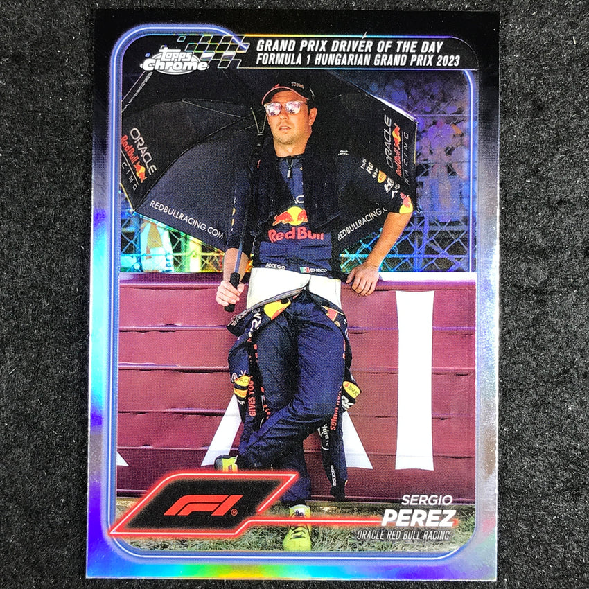 2024 Topps Chrome Formula 1 SERGIO PEREZ Base Refractor #169