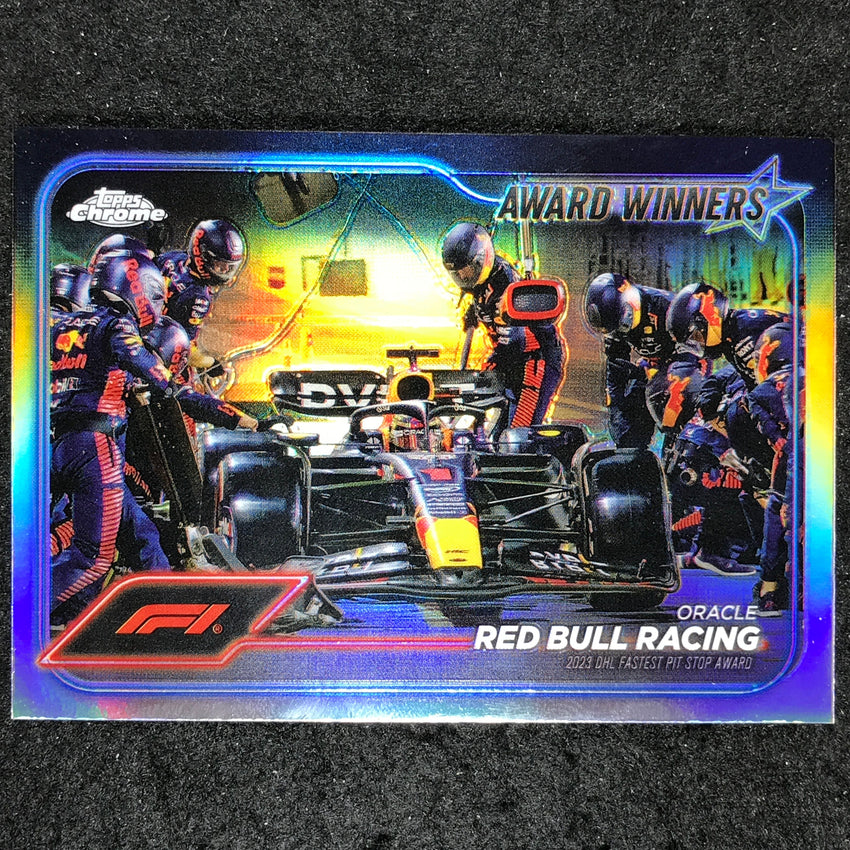 2024 Topps Chrome Formula 1 ORACLE RED BULL RACING Base Refractor #181