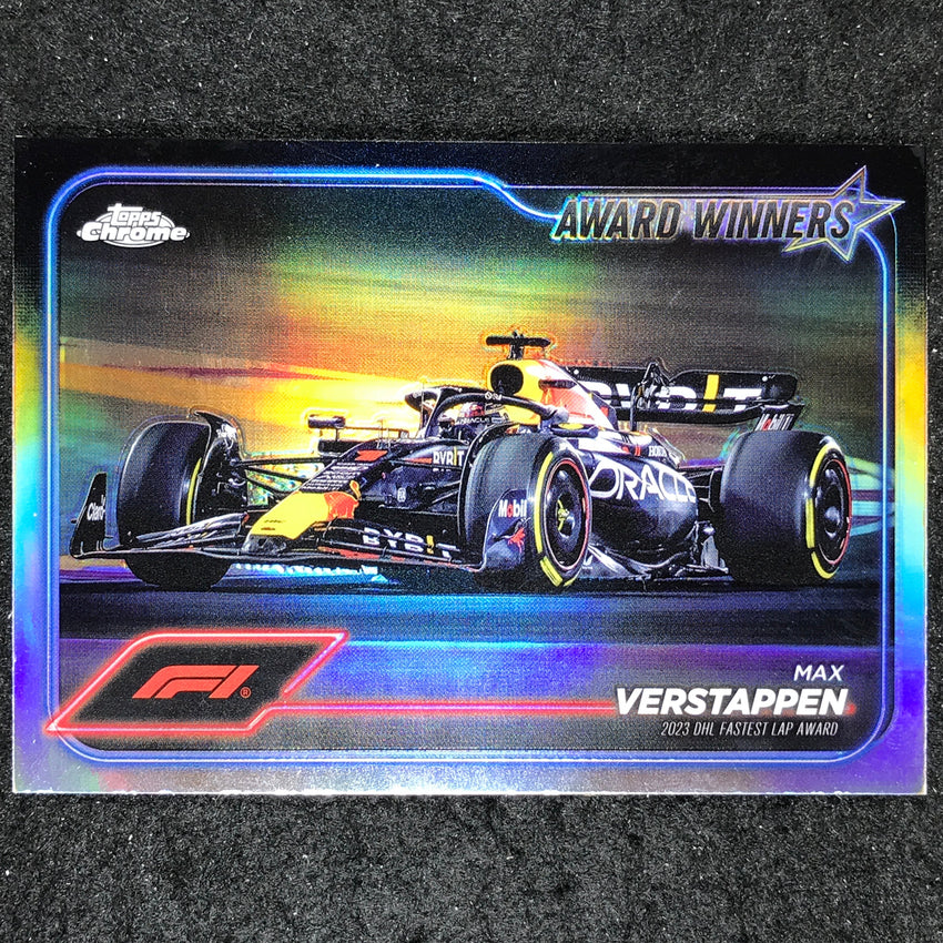 2024 Topps Chrome Formula 1 MAX VERSTAPPEN Base Refractor #182