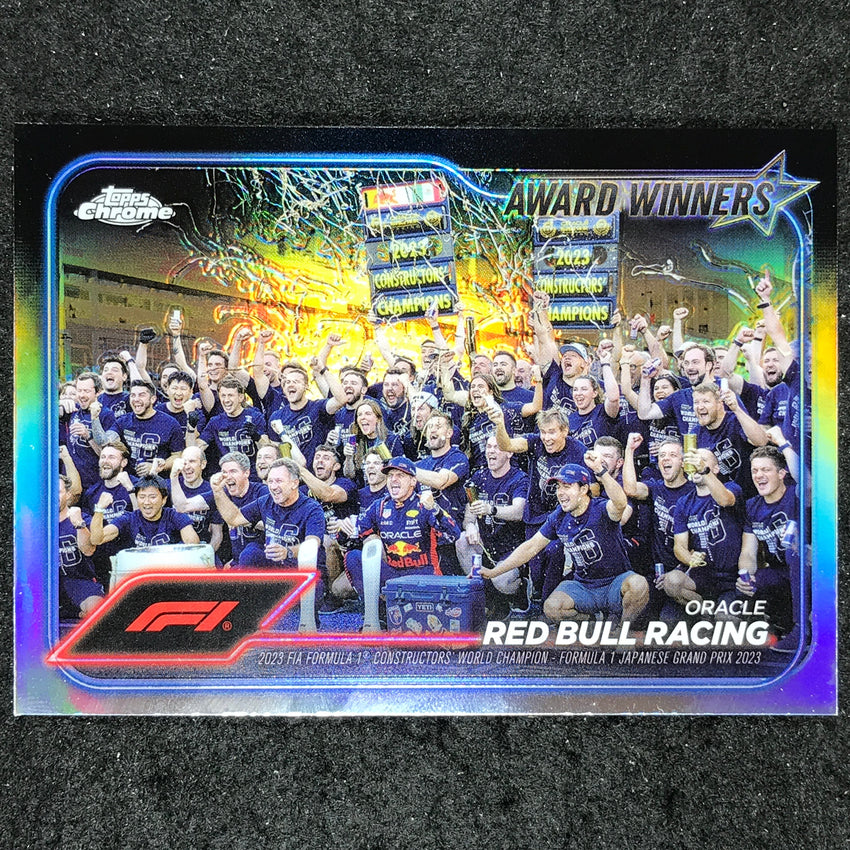 2024 Topps Chrome Formula 1 ORACLE RED BULL RACING Base Refractor #184