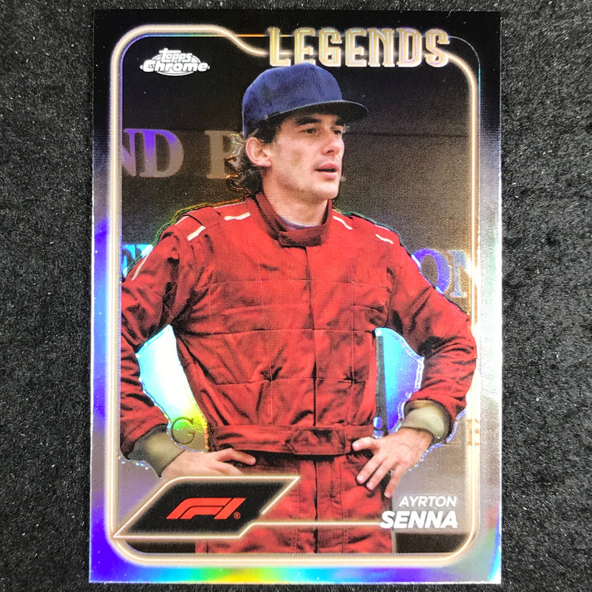 2024 Topps Chrome Formula 1 AYRTON SENNA Base Refractor #188