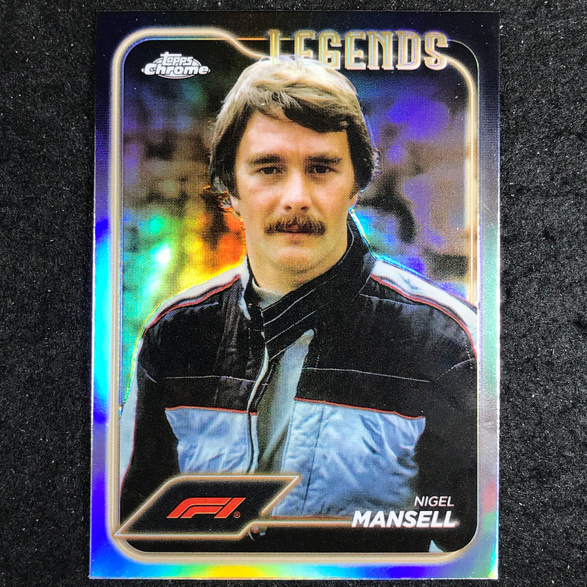 2024 Topps Chrome Formula 1 NIGEL MANSELL Base Refractor #189