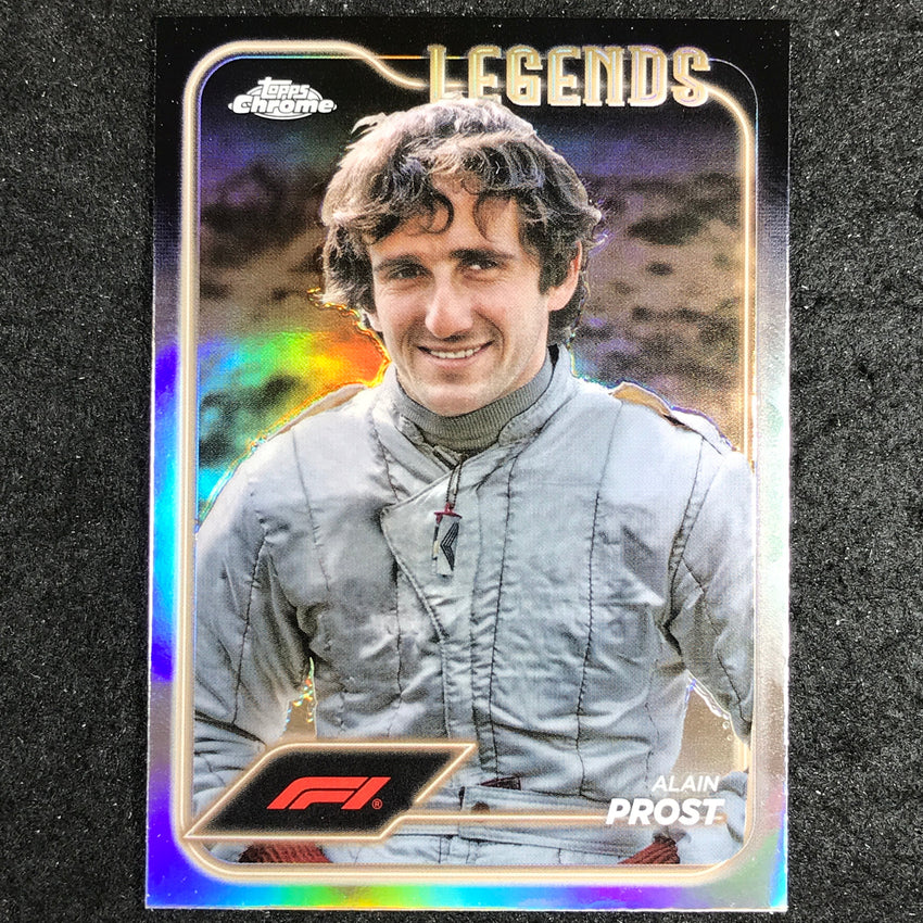 2024 Topps Chrome Formula 1 ALAIN PROST Base Refractor #190