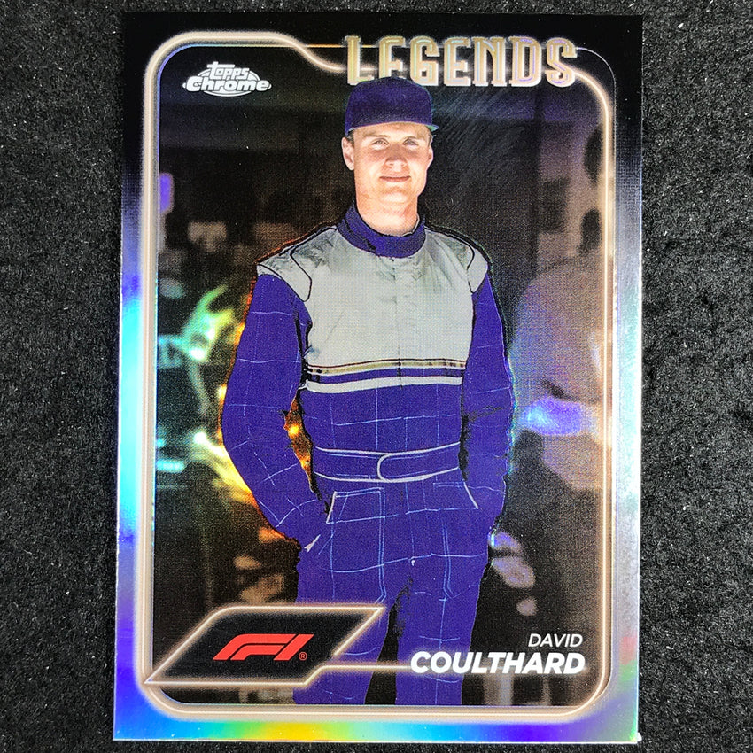 2024 Topps Chrome Formula 1 DAVID COULTHARD Base Refractor #191
