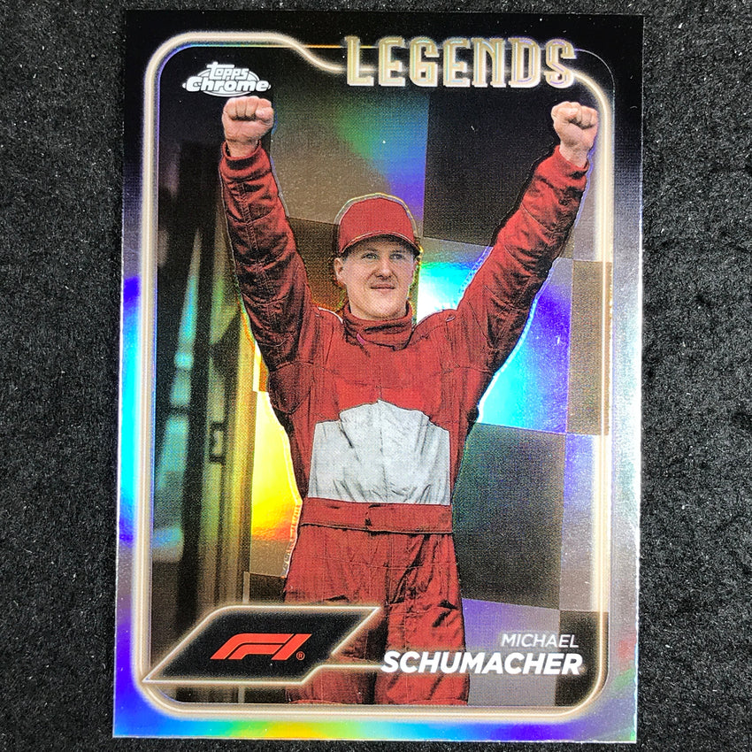 2024 Topps Chrome Formula 1 MICHAEL SCHUMACHER Base Refractor #192