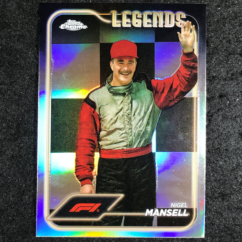 2024 Topps Chrome Formula 1 NIGEL MANSELL Base Refractor #194